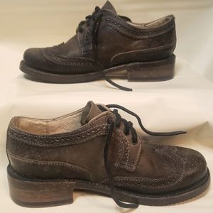Rare Freebird Cratr Oxford distressed shoes sz 6